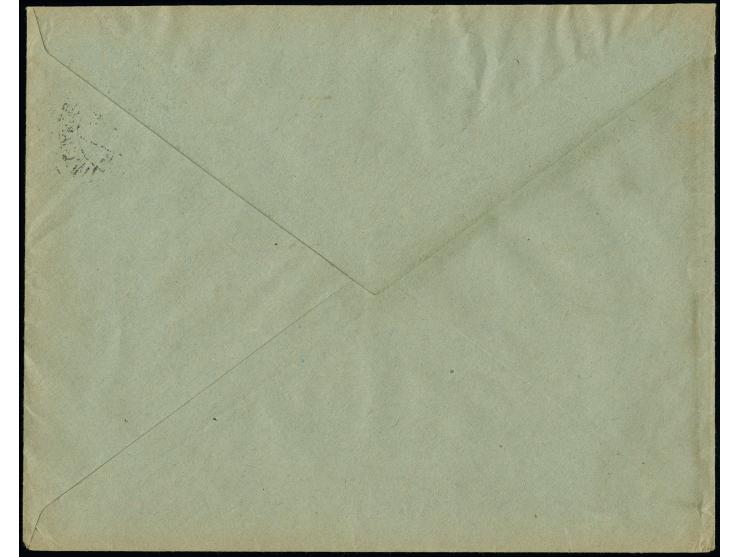 “Tiegenhagen über Tiegenhof (Freie Stadt Danzig)” violetter Poststellen II-Stempel klar auf Brief der 2. Gewichtsstufe mit se