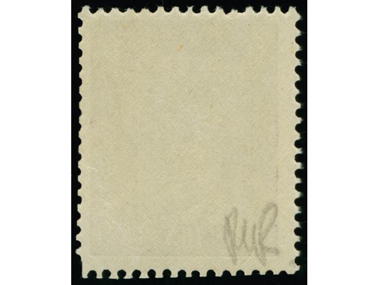 1943, Himmler 6 Pfg. violett, eng schraffiert, postfrisch, kleiner Knitter und kurzer Zahn, sonst tadellos, Bleistiftsignatur