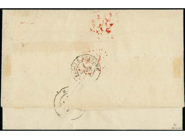 1872, 9 Kr. mittelrötlichbraun, farbfrisch und gut gezähnt, mit sauberem Stempel “FRANKFURT A.M. 30 5 73” auf Faltbrief nach 