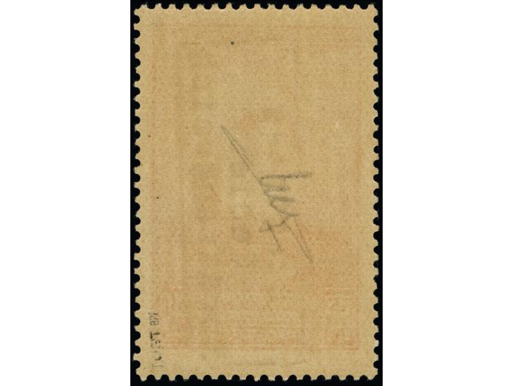 1940, Pierre Purvis de Chavannes 40 C. purpur mit Aufdrucktype II, postfrisch, tadellos, eine seltene Marke mit einer Auflage