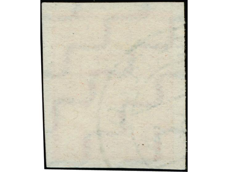 1945, Wappen 8 Pfg. mit Wasserzeichen “Stufen steigend”, allseits voll- bis breitrandig, sauber gestempelt und tadellos. Eine