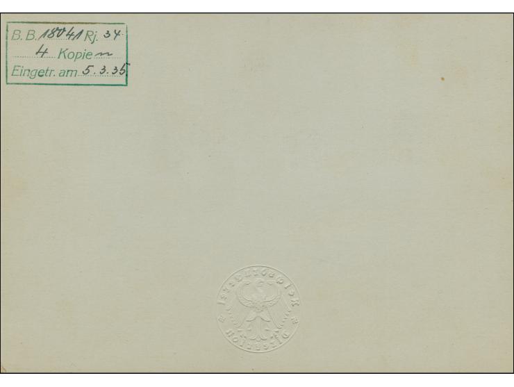 Olympische Winterpiele, 4 Fotoessays auf Vorlagekarton der Reichsdruckerei. Äußerst selten.