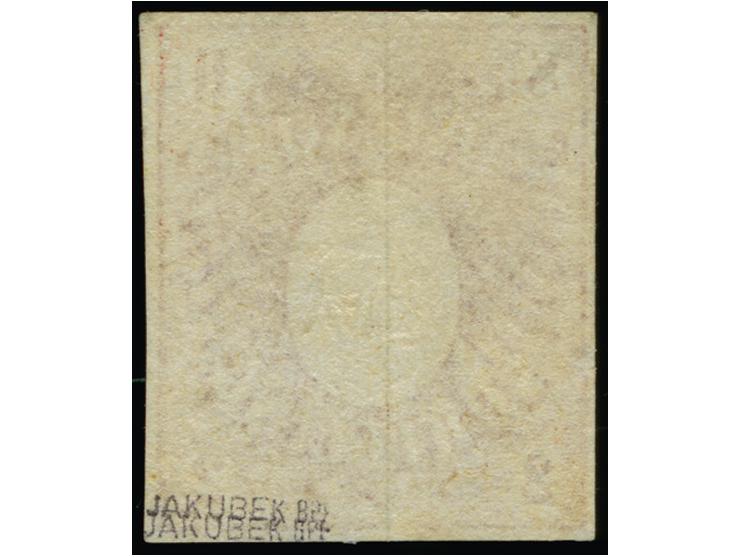 2 Schilling rosa mit doppelter Wappenprägung, farbfrisch und voll- bis meist breitrandig, ungebraucht ohne Gummi, tadellos, e