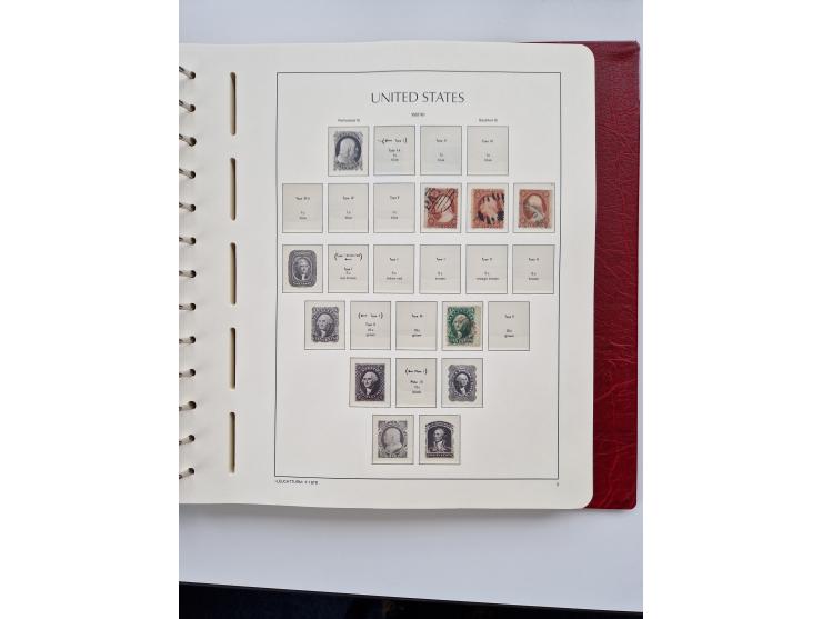 1851/2016 (ca.), massive mint never hinged, unused and used collection, strength in the modern area with some huge facial pos