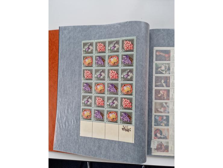 1851/2016 (ca.), massive mint never hinged, unused and used collection, strength in the modern area with some huge facial pos