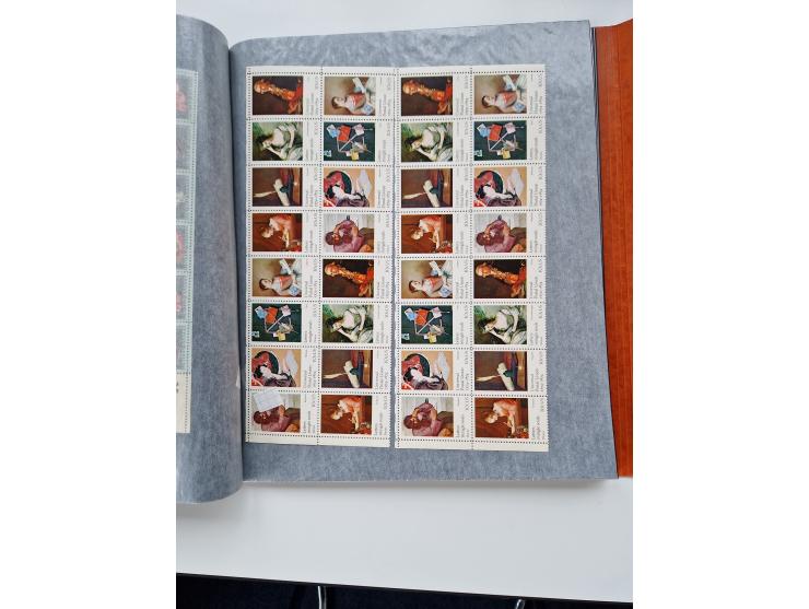 1851/2016 (ca.), massive mint never hinged, unused and used collection, strength in the modern area with some huge facial pos