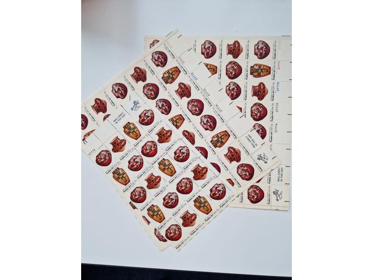 1851/2016 (ca.), massive mint never hinged, unused and used collection, strength in the modern area with some huge facial pos