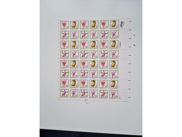 1851/2016 (ca.), massive mint never hinged, unused and used collection, strength in the modern area with some huge facial pos