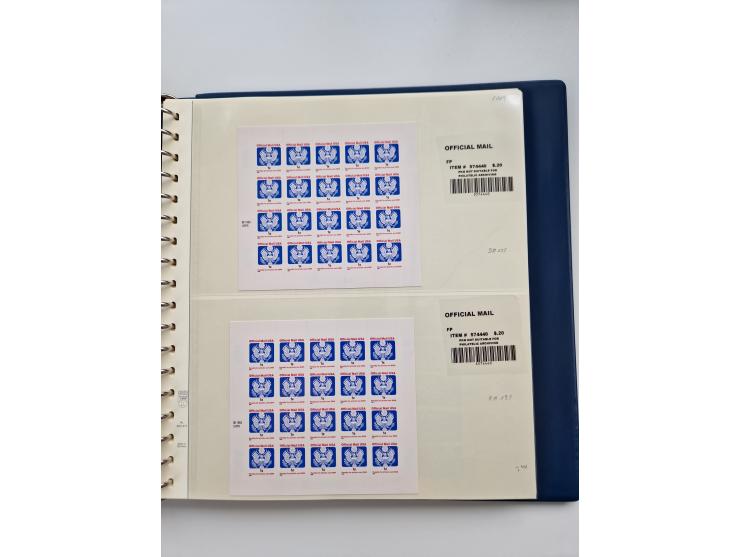 1851/2016 (ca.), massive mint never hinged, unused and used collection, strength in the modern area with some huge facial pos