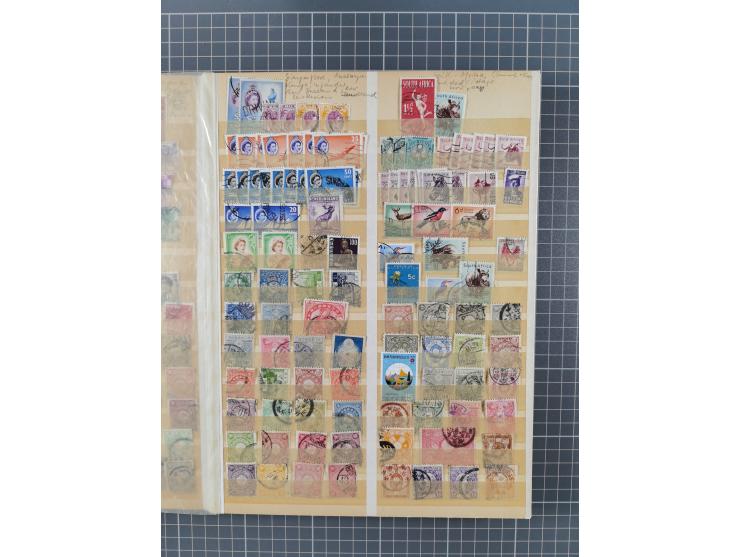 1840/2016 (ca.), mint never hinged/unused and used accumulation, incl. China, Russia, French and British Colonies with Cape o