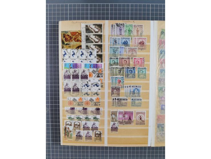 1840/2016 (ca.), mint never hinged/unused and used accumulation, incl. China, Russia, French and British Colonies with Cape o