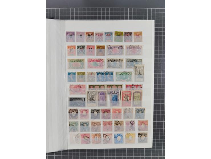 1840/2016 (ca.), mint never hinged/unused and used accumulation, incl. China, Russia, French and British Colonies with Cape o