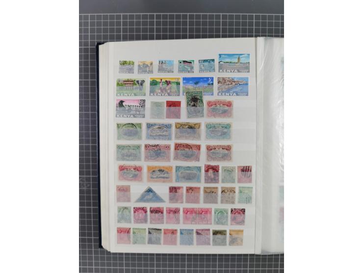 1840/2016 (ca.), mint never hinged/unused and used accumulation, incl. China, Russia, French and British Colonies with Cape o