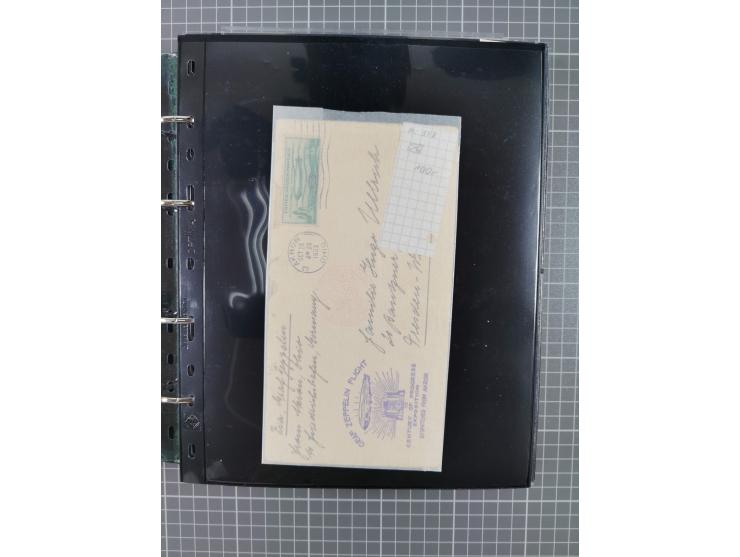 1930/85 (ca.), assembly of over 70 airmail covers including many Zeppelin Flights, Catapult via the Bremen, etc., most depart