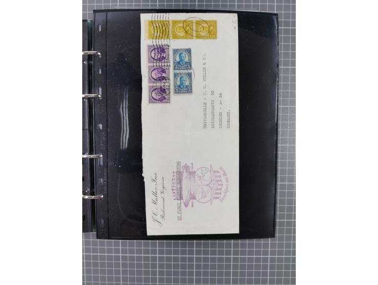 1930/85 (ca.), assembly of over 70 airmail covers including many Zeppelin Flights, Catapult via the Bremen, etc., most depart
