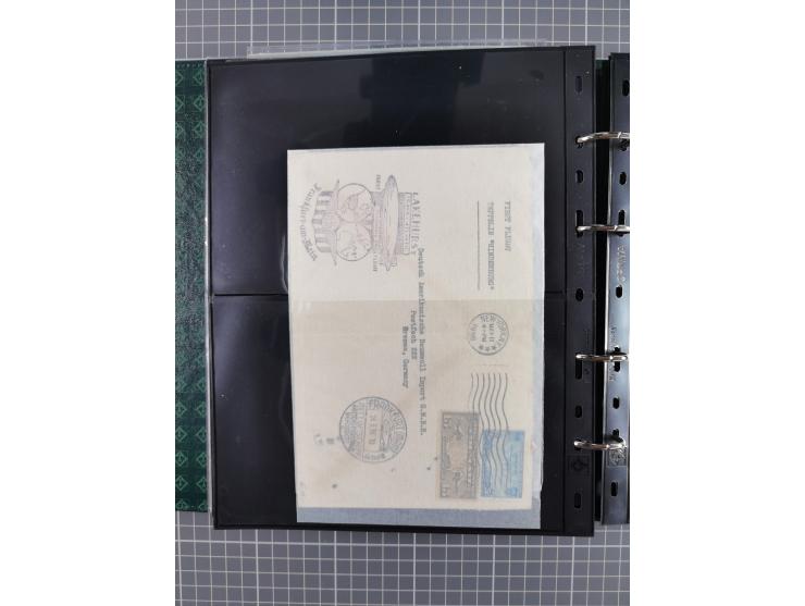 1930/85 (ca.), assembly of over 70 airmail covers including many Zeppelin Flights, Catapult via the Bremen, etc., most depart