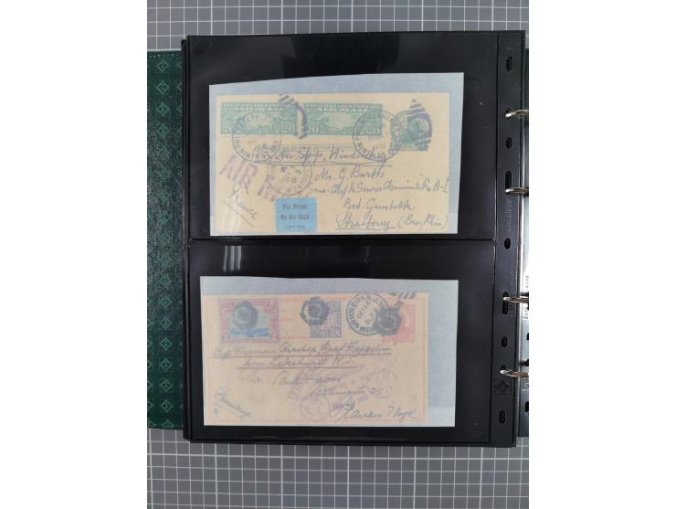 1930/85 (ca.), assembly of over 70 airmail covers including many Zeppelin Flights, Catapult via the Bremen, etc., most depart