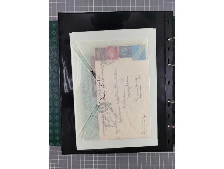 1930/85 (ca.), assembly of over 70 airmail covers including many Zeppelin Flights, Catapult via the Bremen, etc., most depart