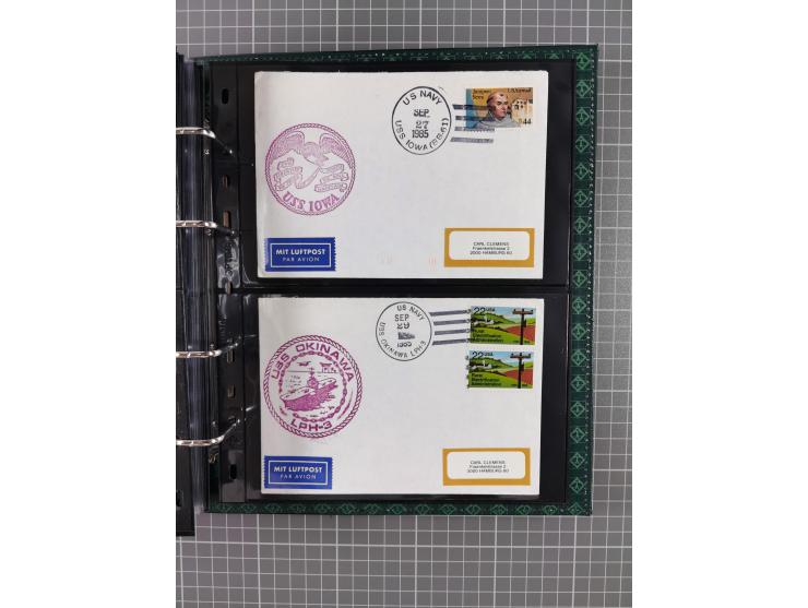 1930/85 (ca.), assembly of over 70 airmail covers including many Zeppelin Flights, Catapult via the Bremen, etc., most depart