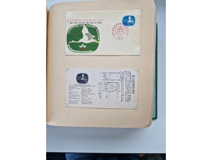 1945/80 (ca.), einige hundert Luftpostbriefe und Karten von Brasilien, Indien und Japan mit interessanten Frankaturen und Ers