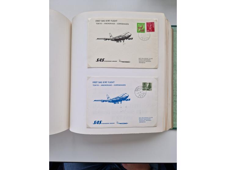 1945/80 (ca.), einige hundert Luftpostbriefe und Karten von Brasilien, Indien und Japan mit interessanten Frankaturen und Ers