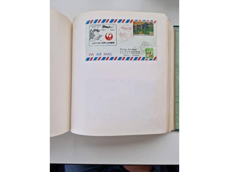 1945/80 (ca.), einige hundert Luftpostbriefe und Karten von Brasilien, Indien und Japan mit interessanten Frankaturen und Ers