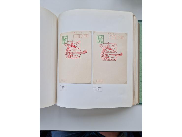 1945/80 (ca.), einige hundert Luftpostbriefe und Karten von Brasilien, Indien und Japan mit interessanten Frankaturen und Ers