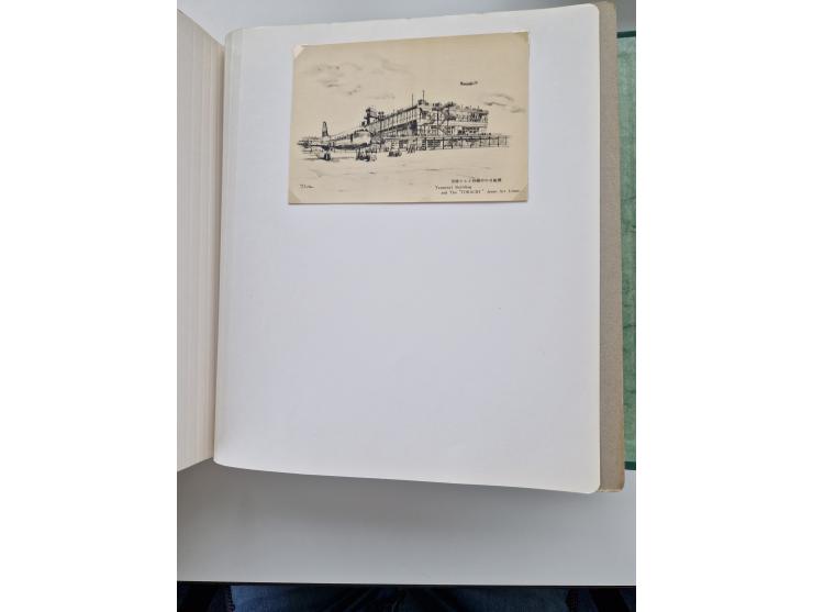 1945/80 (ca.), einige hundert Luftpostbriefe und Karten von Brasilien, Indien und Japan mit interessanten Frankaturen und Ers