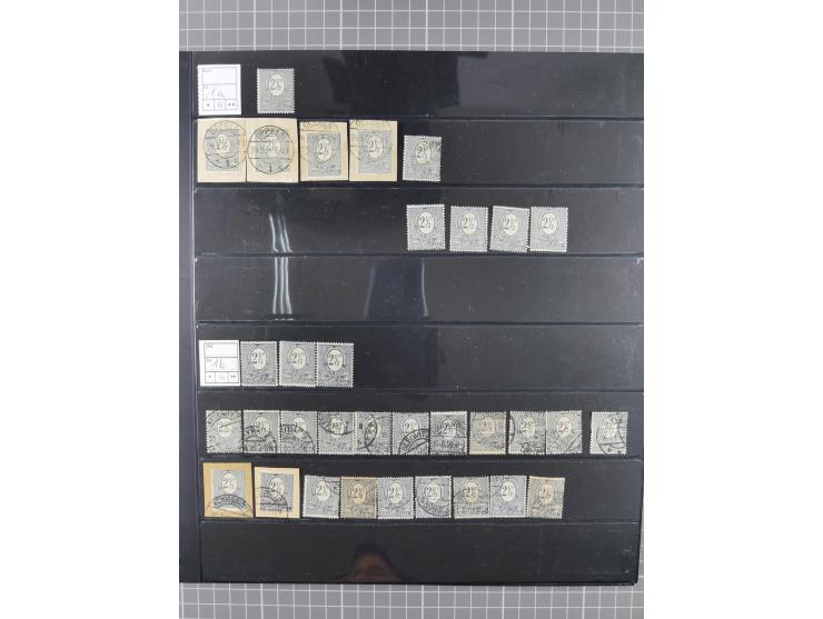 1920/22, interessante, meist postfrische und gestempelte Sammlung inkl. Dienstmarken mit besseren Marken, Farben, Plattenfehl