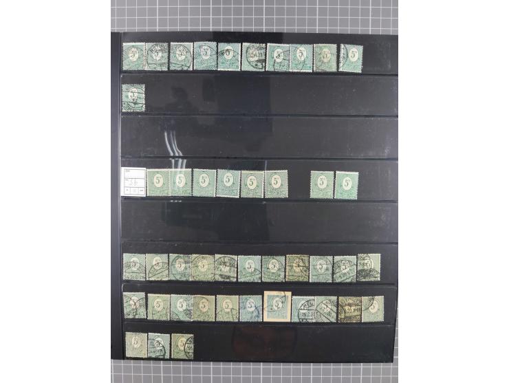 1920/22, interessante, meist postfrische und gestempelte Sammlung inkl. Dienstmarken mit besseren Marken, Farben, Plattenfehl