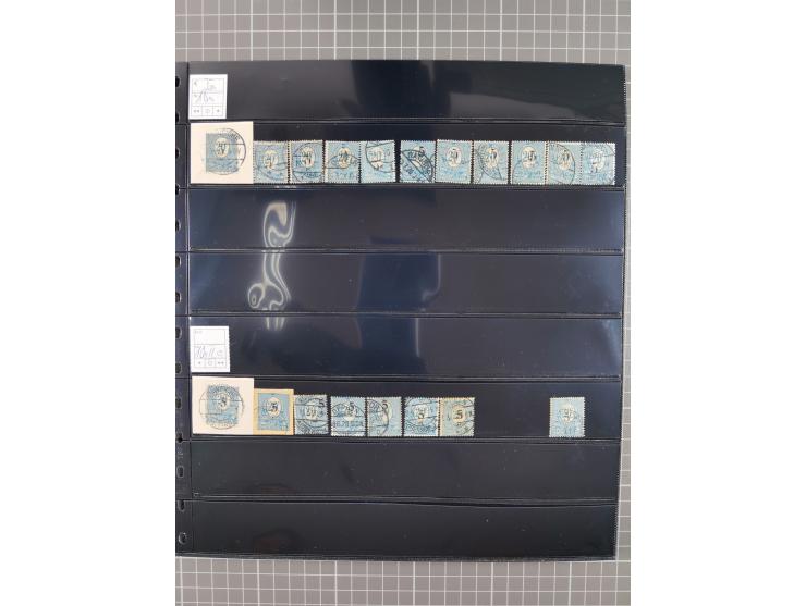 1920/22, interessante, meist postfrische und gestempelte Sammlung inkl. Dienstmarken mit besseren Marken, Farben, Plattenfehl