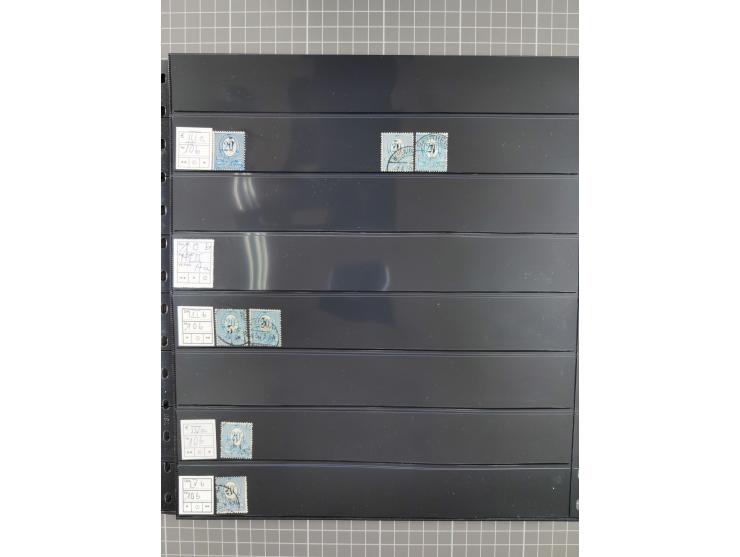 1920/22, interessante, meist postfrische und gestempelte Sammlung inkl. Dienstmarken mit besseren Marken, Farben, Plattenfehl