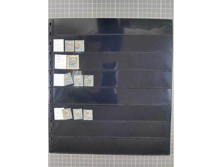 1920/22, interessante, meist postfrische und gestempelte Sammlung inkl. Dienstmarken mit besseren Marken, Farben, Plattenfehl