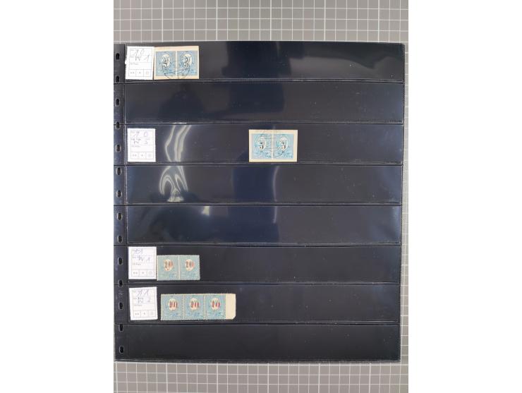 1920/22, interessante, meist postfrische und gestempelte Sammlung inkl. Dienstmarken mit besseren Marken, Farben, Plattenfehl