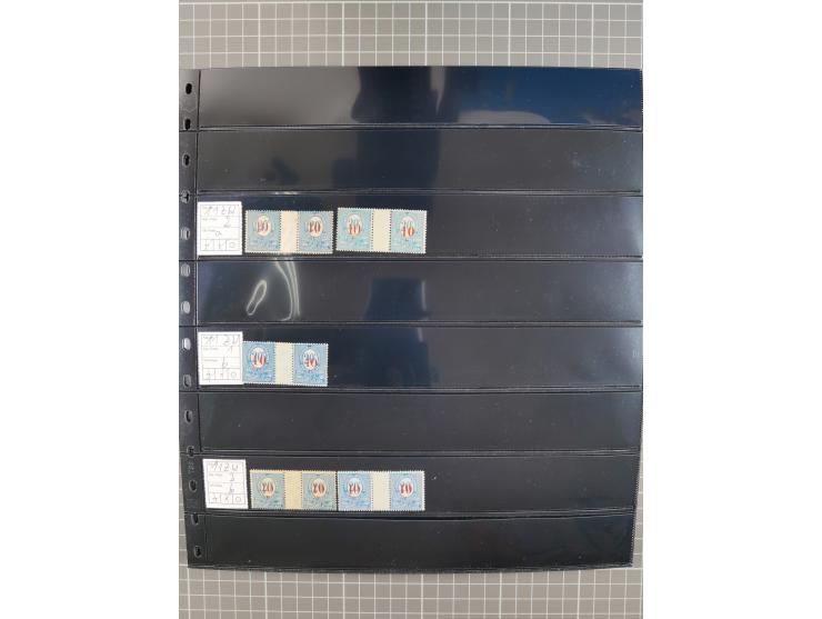 1920/22, interessante, meist postfrische und gestempelte Sammlung inkl. Dienstmarken mit besseren Marken, Farben, Plattenfehl