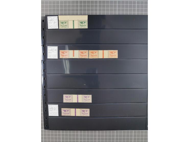 1920/22, interessante, meist postfrische und gestempelte Sammlung inkl. Dienstmarken mit besseren Marken, Farben, Plattenfehl