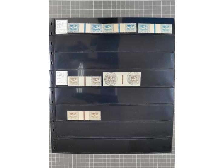 1920/22, interessante, meist postfrische und gestempelte Sammlung inkl. Dienstmarken mit besseren Marken, Farben, Plattenfehl