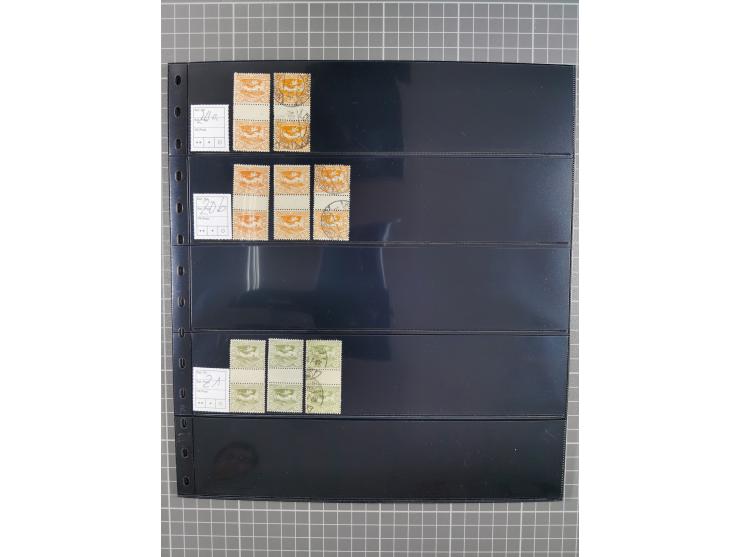 1920/22, interessante, meist postfrische und gestempelte Sammlung inkl. Dienstmarken mit besseren Marken, Farben, Plattenfehl