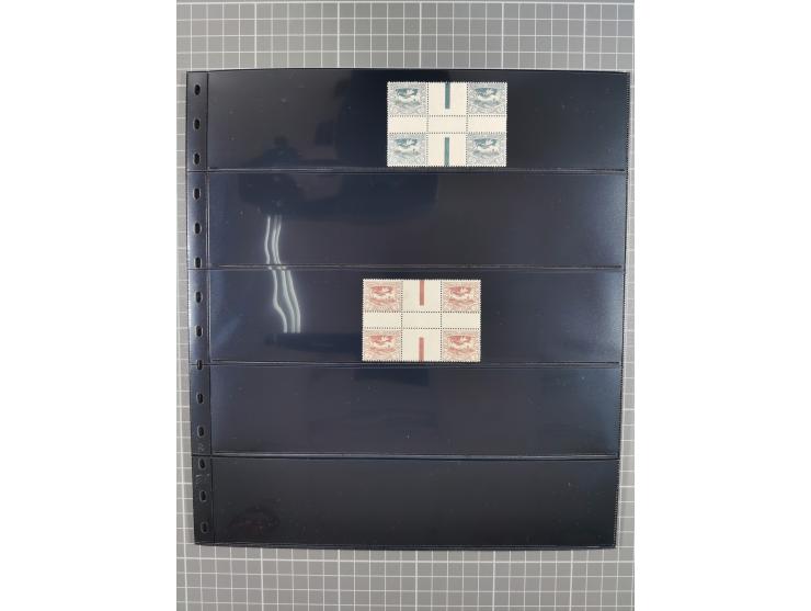 1920/22, interessante, meist postfrische und gestempelte Sammlung inkl. Dienstmarken mit besseren Marken, Farben, Plattenfehl