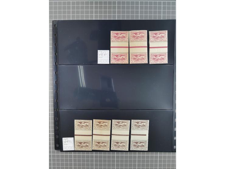 1920/22, interessante, meist postfrische und gestempelte Sammlung inkl. Dienstmarken mit besseren Marken, Farben, Plattenfehl