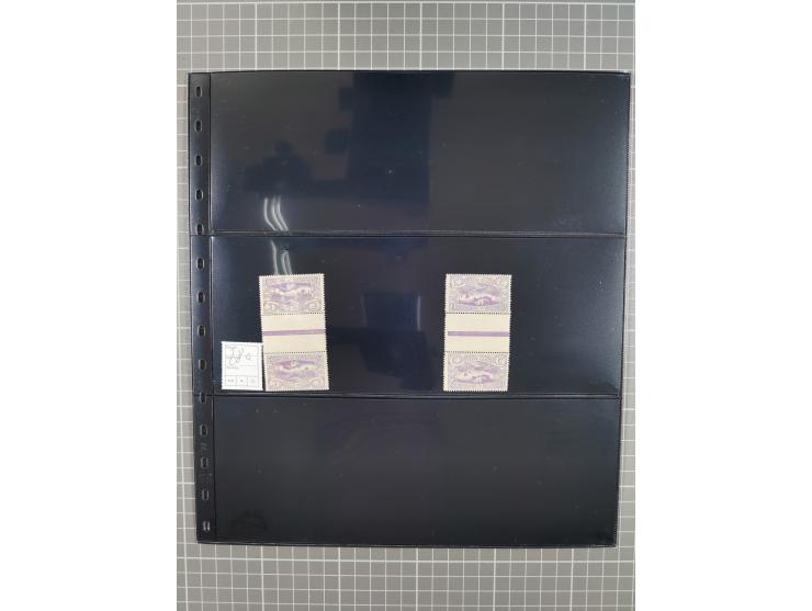 1920/22, interessante, meist postfrische und gestempelte Sammlung inkl. Dienstmarken mit besseren Marken, Farben, Plattenfehl