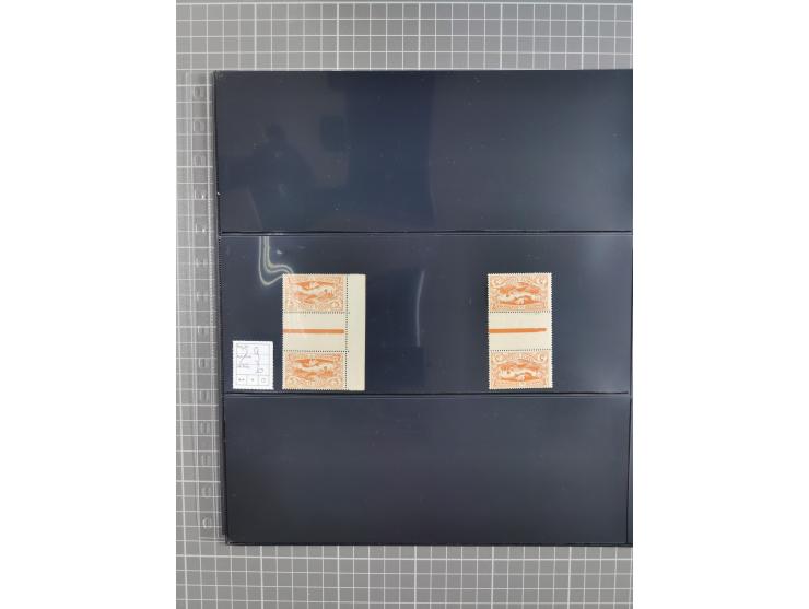 1920/22, interessante, meist postfrische und gestempelte Sammlung inkl. Dienstmarken mit besseren Marken, Farben, Plattenfehl