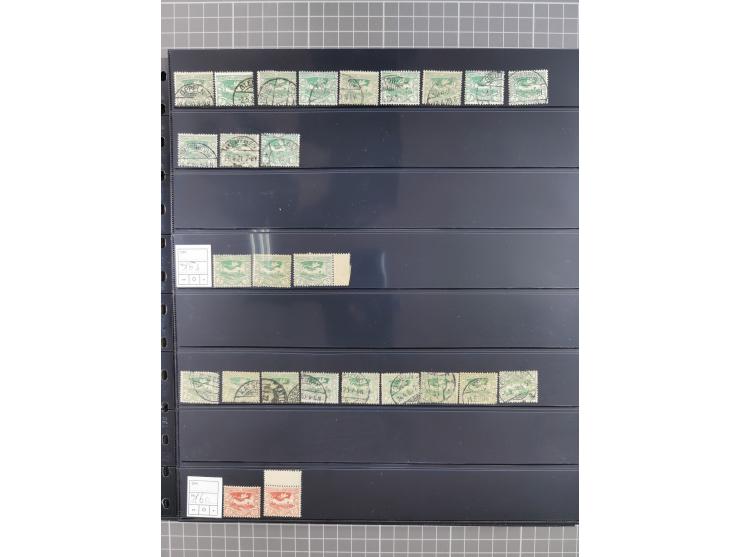 1920/22, interessante, meist postfrische und gestempelte Sammlung inkl. Dienstmarken mit besseren Marken, Farben, Plattenfehl