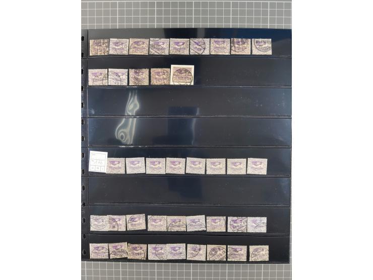 1920/22, interessante, meist postfrische und gestempelte Sammlung inkl. Dienstmarken mit besseren Marken, Farben, Plattenfehl