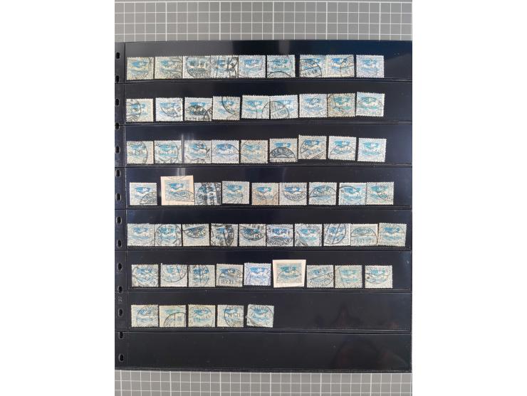 1920/22, interessante, meist postfrische und gestempelte Sammlung inkl. Dienstmarken mit besseren Marken, Farben, Plattenfehl