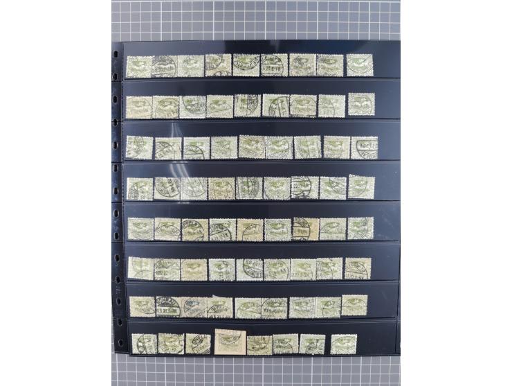 1920/22, interessante, meist postfrische und gestempelte Sammlung inkl. Dienstmarken mit besseren Marken, Farben, Plattenfehl