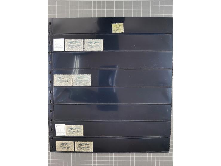 1920/22, interessante, meist postfrische und gestempelte Sammlung inkl. Dienstmarken mit besseren Marken, Farben, Plattenfehl