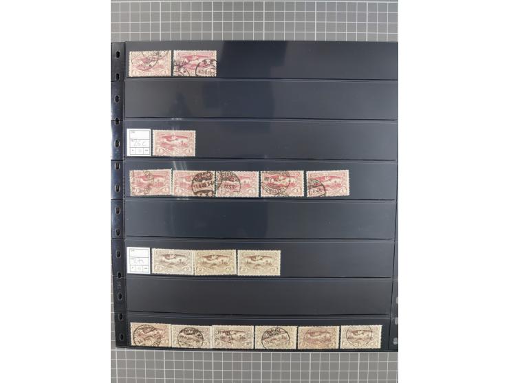 1920/22, interessante, meist postfrische und gestempelte Sammlung inkl. Dienstmarken mit besseren Marken, Farben, Plattenfehl