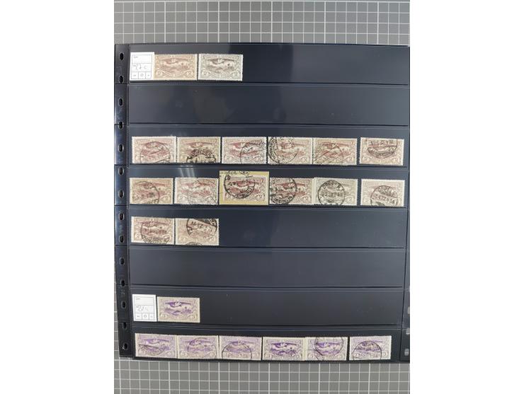 1920/22, interessante, meist postfrische und gestempelte Sammlung inkl. Dienstmarken mit besseren Marken, Farben, Plattenfehl