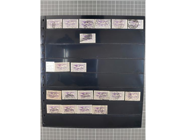 1920/22, interessante, meist postfrische und gestempelte Sammlung inkl. Dienstmarken mit besseren Marken, Farben, Plattenfehl